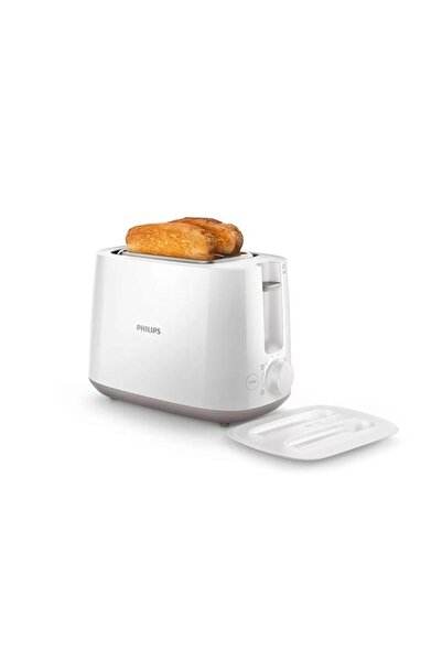 Philips Prăjitor de pâine HD2582/00, 830 W, 2 felii, 8 niveluri de putere, De...