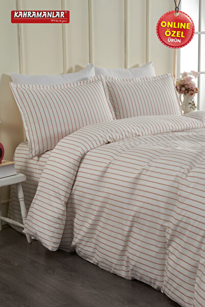 Kahramanlar Duru Double Duvet Cover Set 100% Cotton