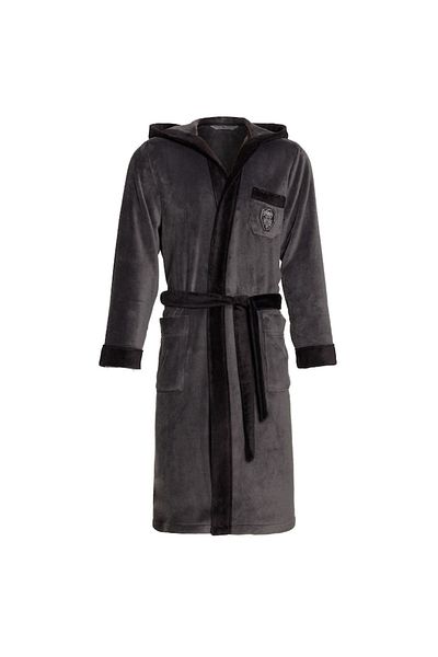 Revise Bathrobe, Revise, Polyester, Men's, Dark Graphite, Size L