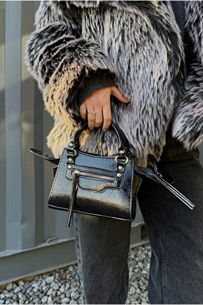 Mupa Shoes Women's Hand and Shoulder Bag BLACK