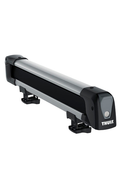 Thule Nosič lyží SnowPack 7324 na 4 páry, šedý, hliníkový příčný nosič s T-profilem