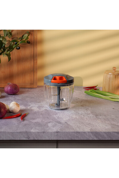 Arshia Manual Chopper – 900ml Capacity with Stainless Steel Blades & Mixing Paddle