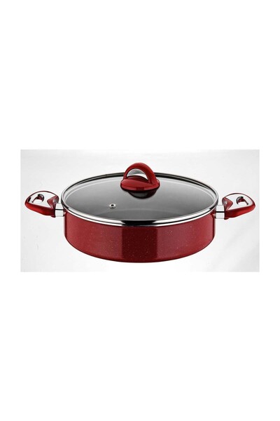 CHEFSPOS Granit Basık Tencere 22cm chef's pro Sarı renk