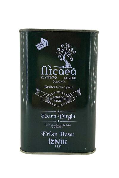 NİCAEA Erken Hasat Soğuk Sıkım Natürel Sızma Zeytinyağı 1 Lt