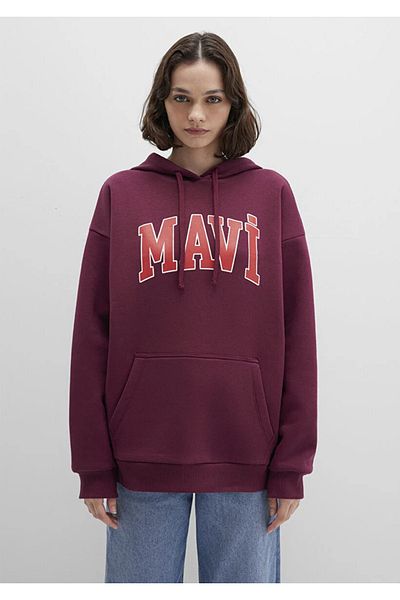 Mavi Women's Burgundy M1600361-90705 Sweatshirt