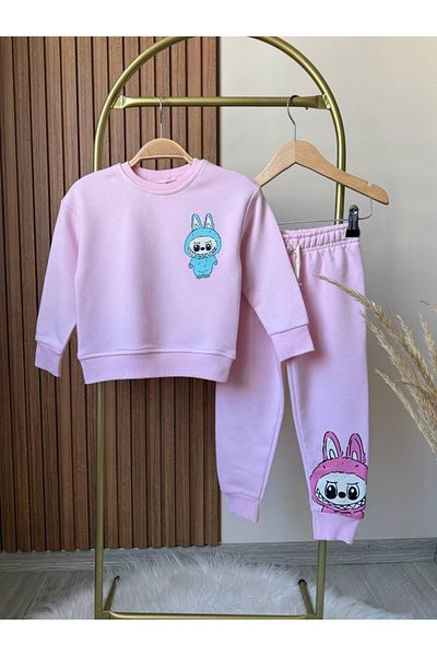 Alvadonna Labubu Girl's Bottom Top Set