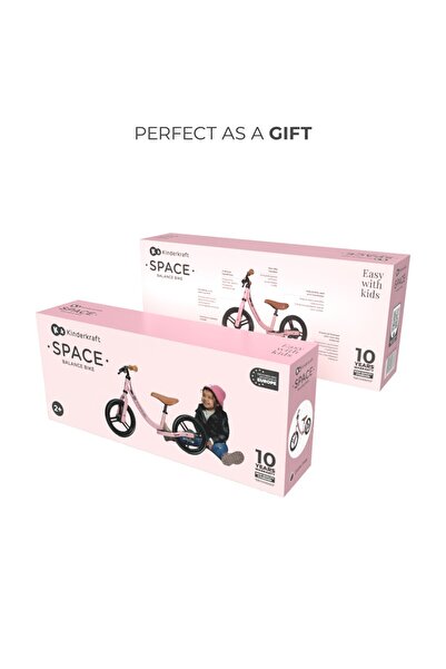 Evelise BICICLETA FARA PEDALE KINDERKRAFT SPACE DARK ROZ