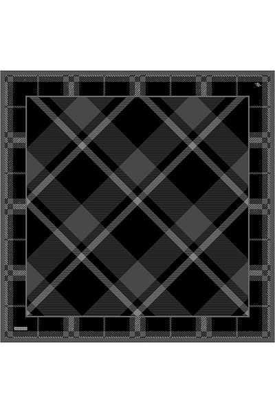 Armine Silk Scarf 2026 Winter - 9418-81 Black Smoked Twill