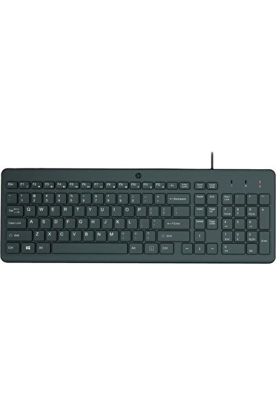 HP Tastatură cu fir 150, USB, 1m (negru)