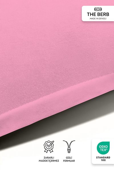 The Berb |   Set of 2 Combed Cotton Pillowcases |   100% Cotton |   50 X 70 cm |   Zippered