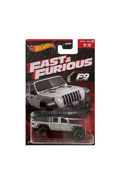 HOT WHEELS '20 Jeep Gladiator, Fast & Furious 9, Gray, 1:64