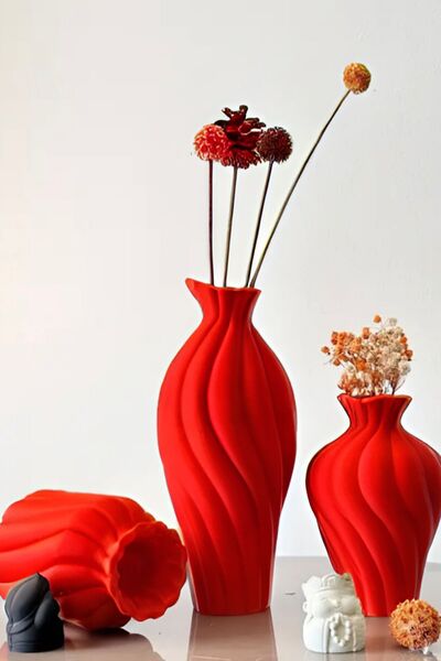 rufhomedesign 3Lü Set İskandinav Tarzı Bohem Vazo Pinterest Pampas Vazosu Dek...