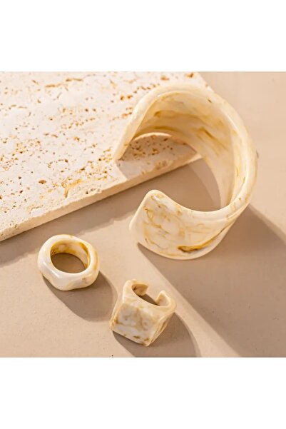 SNITCH GLOW 3lü Reçine Kemik Bileklik Yüzük Seti