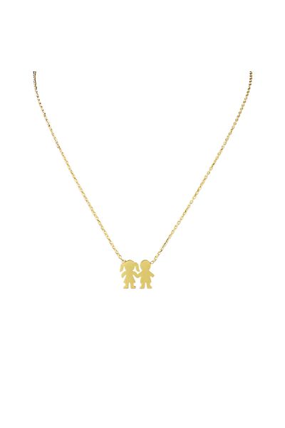 Abundo Stainless steel chain "My Love" gold