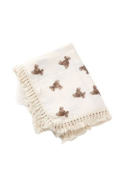 Mixbo Baby Blanket Mixbo, Teddy Bear, Cotton, 100 x 120 cm, Brown