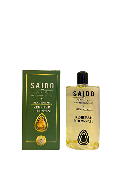 Saido Kahve Parçacıklı Kehribar Kolonyası 250ml – Doğal Ve Cilt Yumuşatıcı Etki