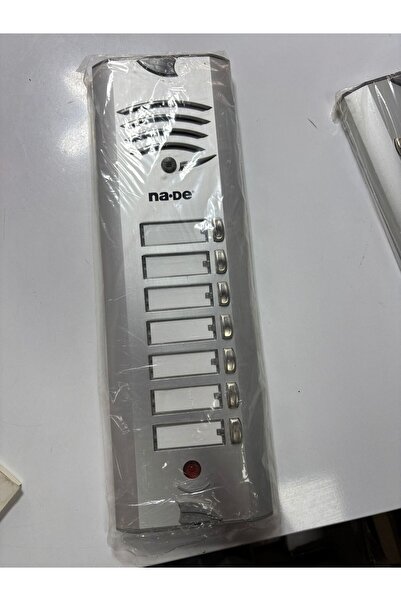 Na-de 7'Lİ ZİL BUTONU HP07-365MM 8+N 7'Lİ TEK SIRA ZİL PANELİ