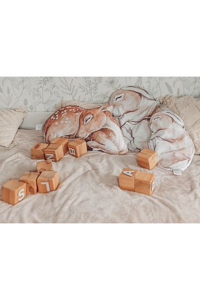 Babysteps by Urban Haul Bambi Children's Pillow - Plush Pillow, Animals, Children's Room Accessory, Themed Decor