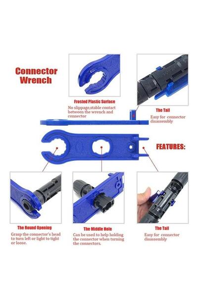 Eurokomp Tool Set and Accessories for Photovoltaic Installations, 13 Pieces, Steel