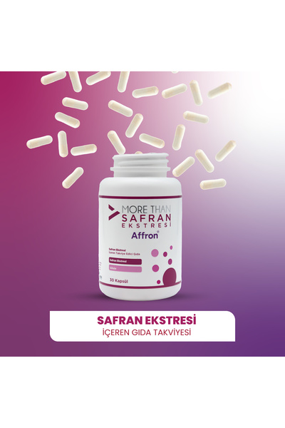 MORE THAN Safran Ekstresi 30 Kapsül