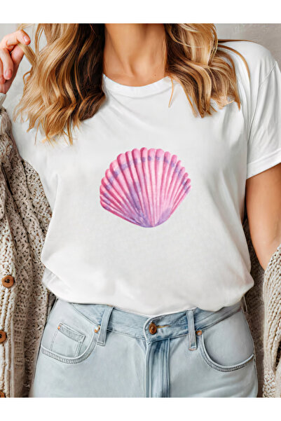 Sarah's Boutique Tricou de damă – 100% bumbac – ROZ SCOICĂ