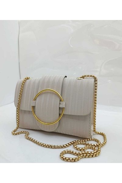 MAC&MOS Women's Cream Shoulder Bag