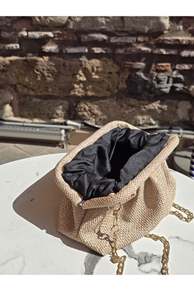 KOÇAK ÇANTA Women's Burs Closed Chain Strap Shoulder Bag