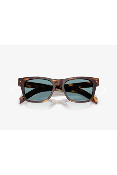 Prada PRA17S15W-04D Unisex Güneş Gözlüğü Kahverengi Kemik Çerçeve Polarize Ma...