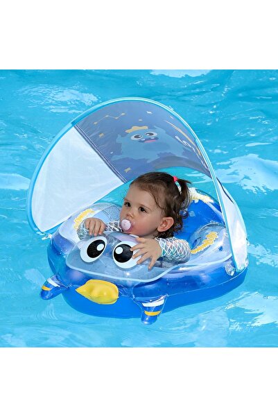 Free Swimming Baby Inflatable Baby Swimming Float with Safe Bottom Support