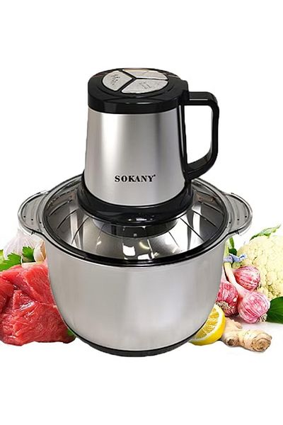 SOKANY SK7011Speed Magic Mini Meat and Vegetable Chopper Grater with 2/3/5 Blades Meat Grinder
