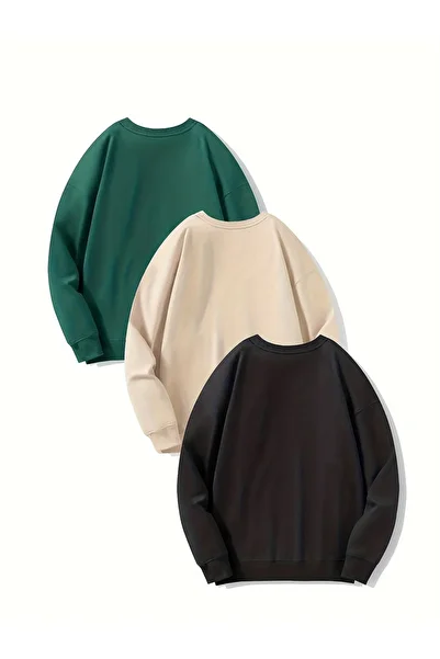 uyguntarz 3 Pack Oversize Sweatshirt