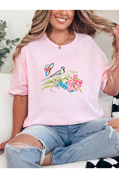 Sarah's Boutique Tricou de damă – 100% bumbac – JAPAN STYLE NATURE