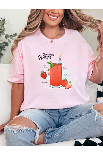Sarah's Boutique Tricou de damă – 100% bumbac – Pepene verde granulat