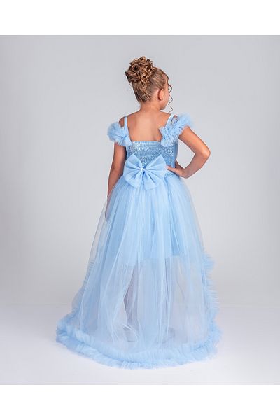 ABİYEKİDS Tailed Waiterboy Style Wedding Party Children's Evening Dress Gown Aby231