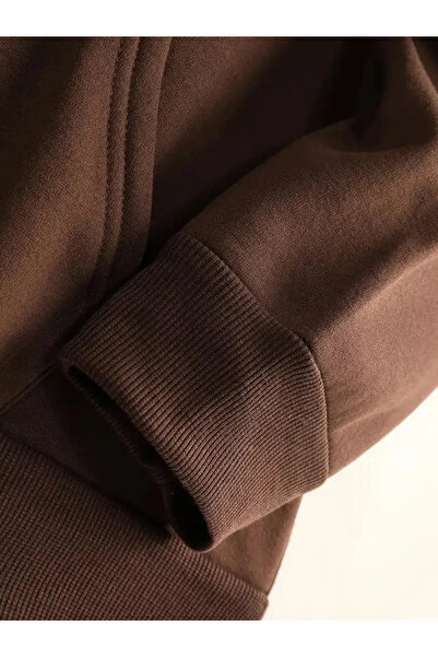 uyguntarz Унисекс суитшърт с щампа Boston Oversize