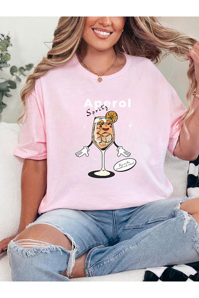 Sarah's Boutique Women's T-Shirt – 100% Cotton – APEROL SPRITZ SIP