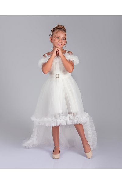 ABİYEKİDS Tailed Waiterboy Style Wedding Party Children's Evening Dress Gown Aby231