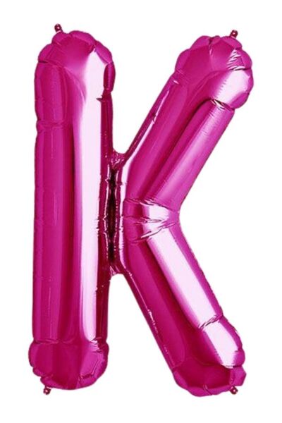 PartiCompany بالون الحرف الوردي