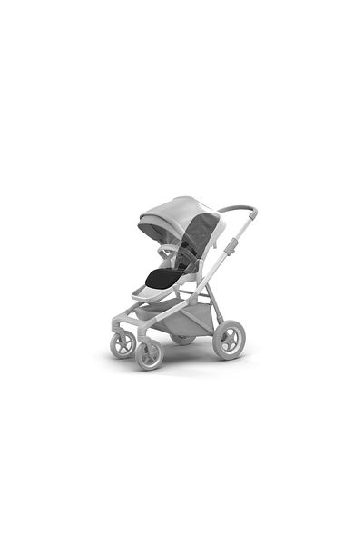 Thule Seat Liner Accessory - Sleek and Spring stroller seat liner - Mignight Black