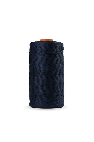 Prestij Boncuk Large Size Dark Navy Blue Waxed Thread Jewelry Thread