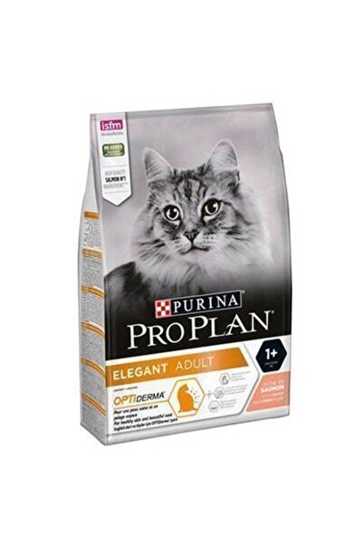 Pro Plan Derma Plus (elegant Adult) Tüy Yumaği Kontrolü Somonlu Kedi Mamasi 1...