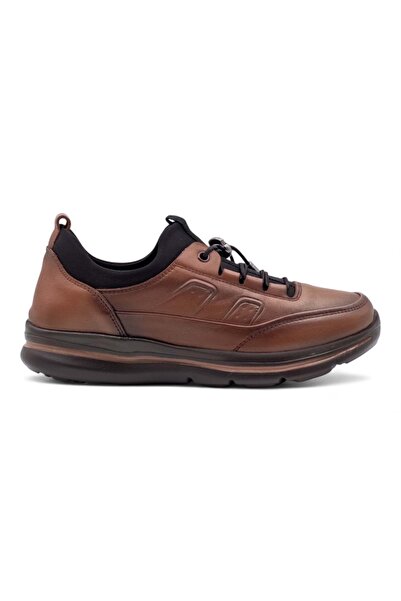 Voyager 9733 Women's Khaki Leather Comfort Shoes