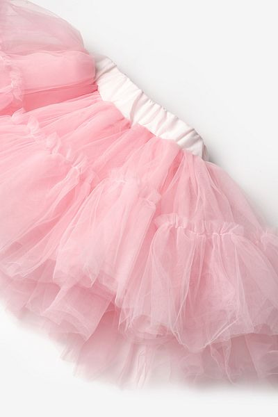 Le Mabelle Pink Girl's Tulle Skirt - Miley