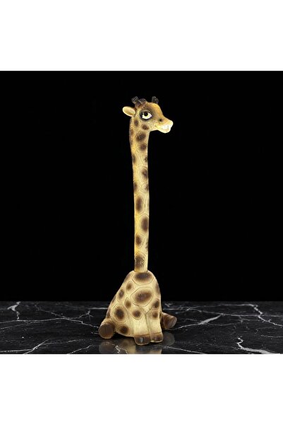 Kuzey Tacı Zürafa Figürlü Komik Tükenmez Kalem Standlı – Hayvan Temalı Eğlenc...