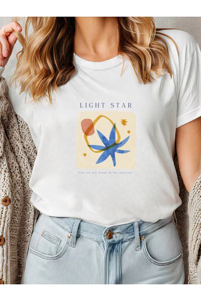 Sarah's Boutique Women's T-Shirt – 100% Cotton – LIGHT STAR