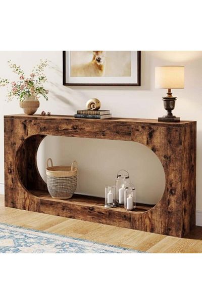 eMobili Makeup Tables Console Tables MACI 25 - Console Table, 160 cm, hall table, living room, bedroom - Brown