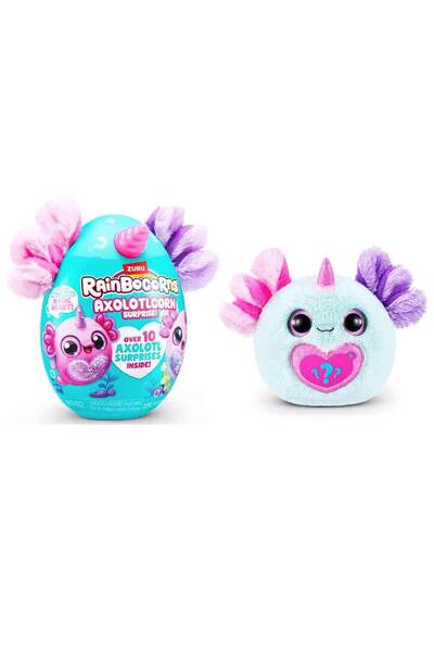 Zuru Rainbocorns Axolotlcorn Sürpriz Peluş RAR35000 - Mor Ve Pembe
