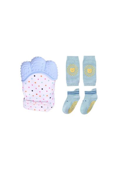 PIKKABOO - Soft Crawl Baby Safety Set - Mint - 5 Pcs