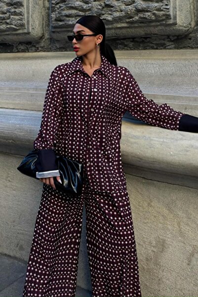 Lijuri Waterway Detail Satin Suit 10010