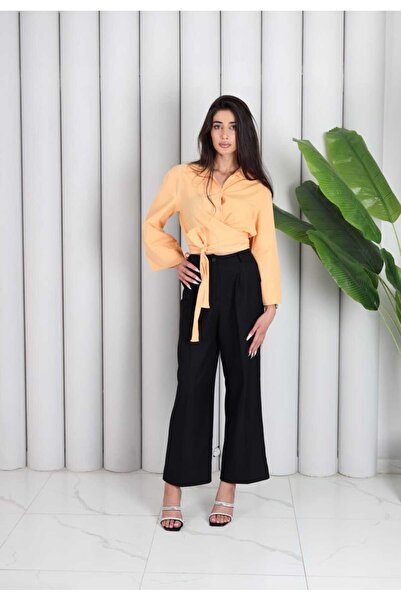 Modax Women's Tie Detailed Design Shirt